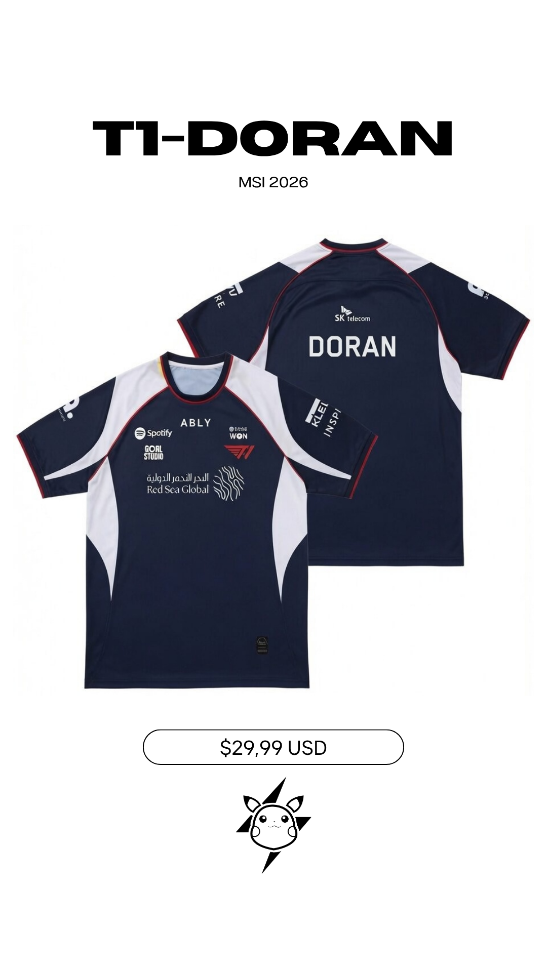 T1 MSI 2026 Jersey - Official Style T1 MSI Shirt - Image 6