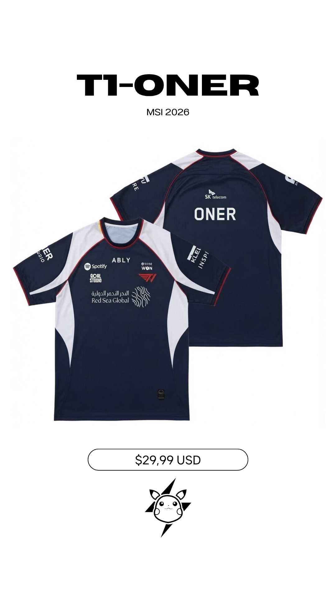 T1 MSI 2026 Jersey - Official Style T1 MSI Shirt - Image 3