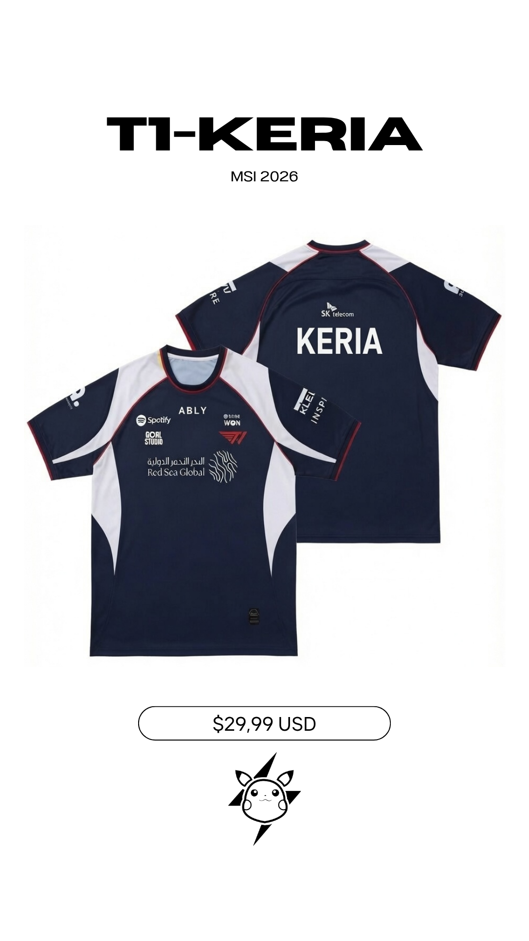 T1 MSI 2026 Jersey - Official Style T1 MSI Shirt - Image 5