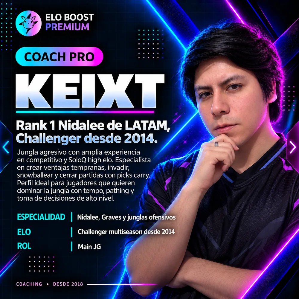 Keixt, Jungle coach at Elo Boost Premium